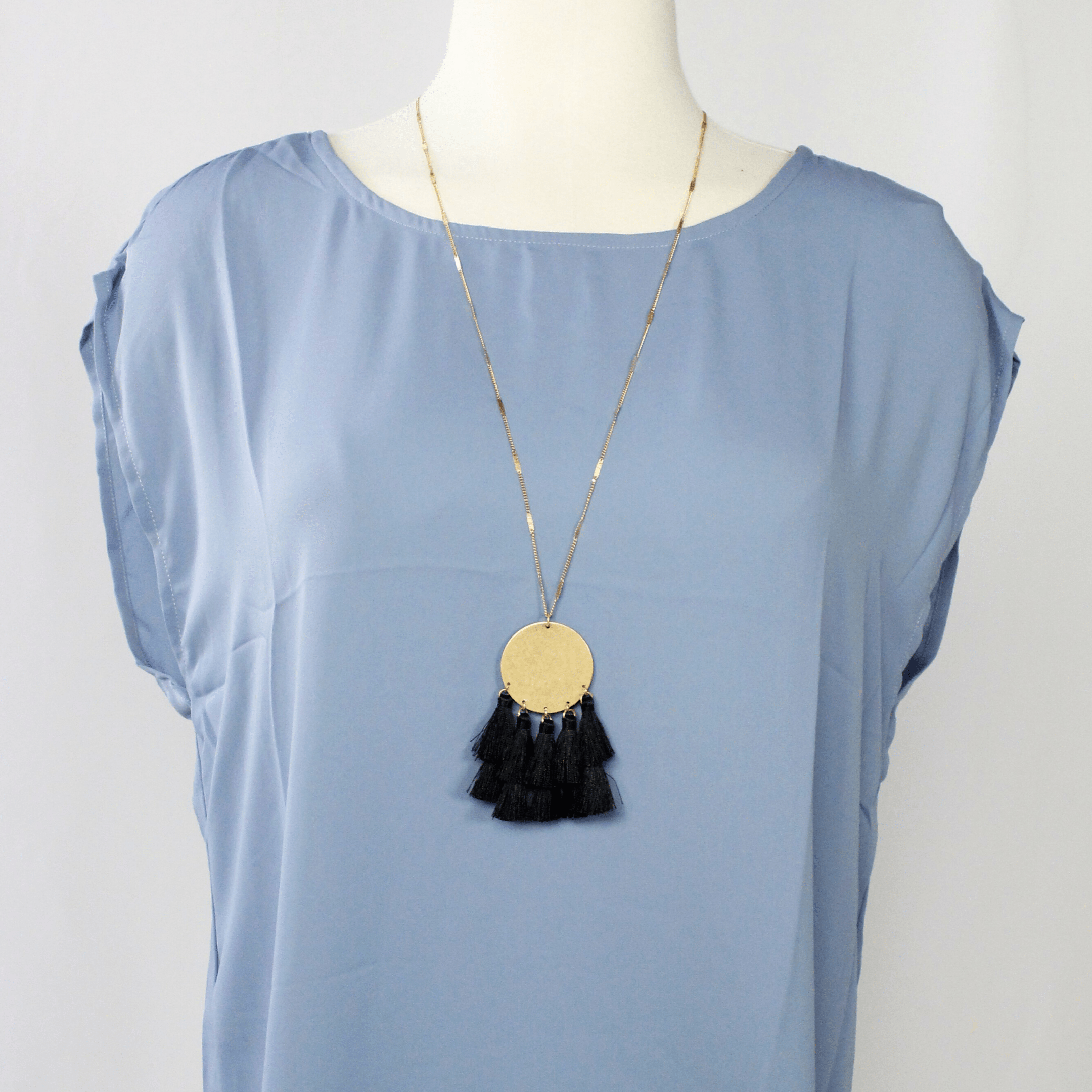Autumn Boho Tassel Necklace