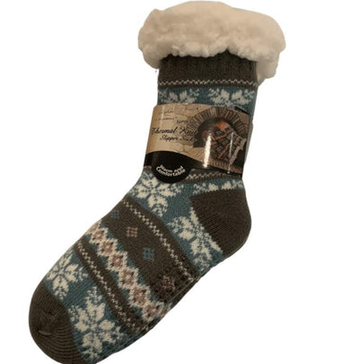 Knit Thermal Slipper Socks