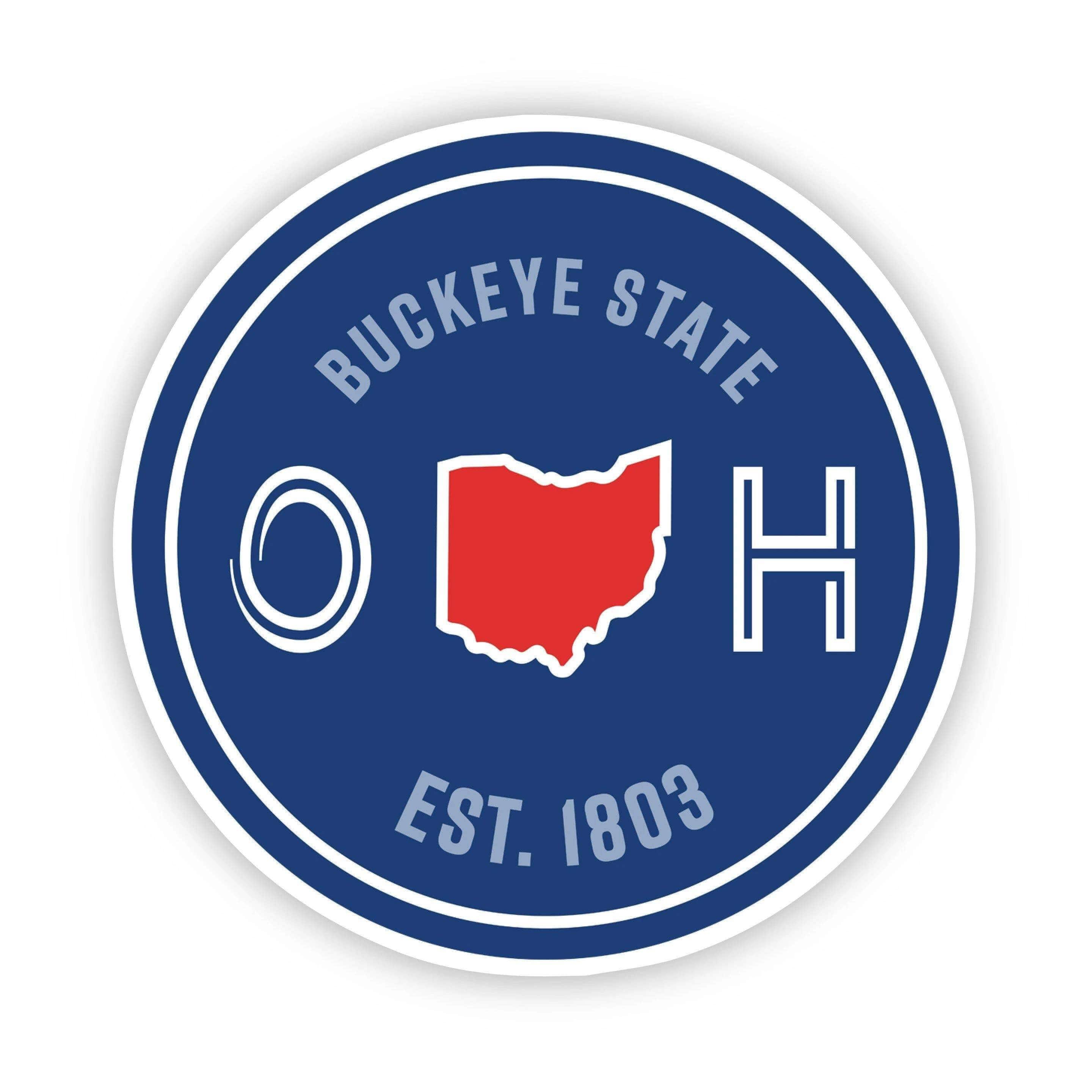 Buckeye State Ohio Sticker