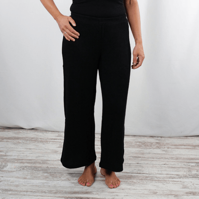 Wide Leg Knit Crop Pant