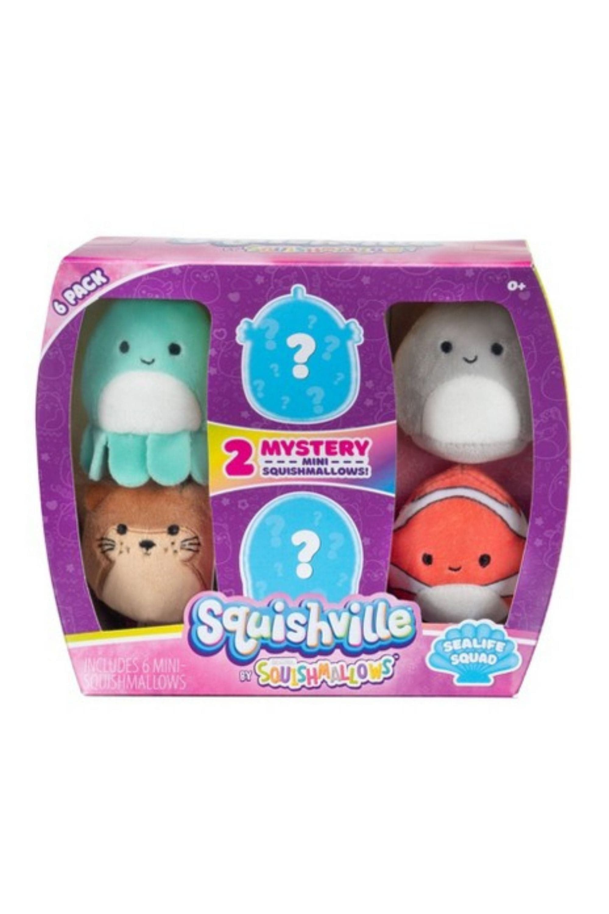 6 pack Mini Squishville by Squishmallows