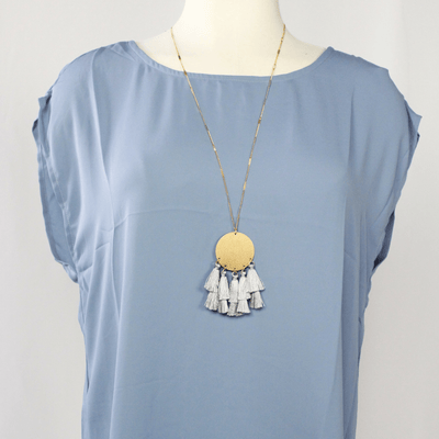 Autumn Boho Tassel Necklace