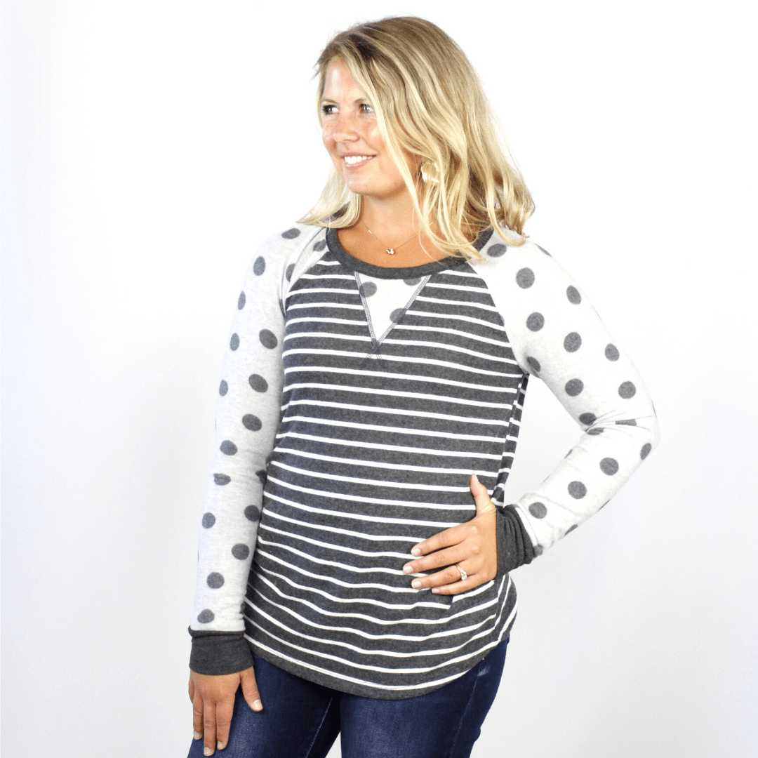 Polka Dot Hacci Top