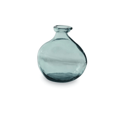 Grey Blue Short Vase