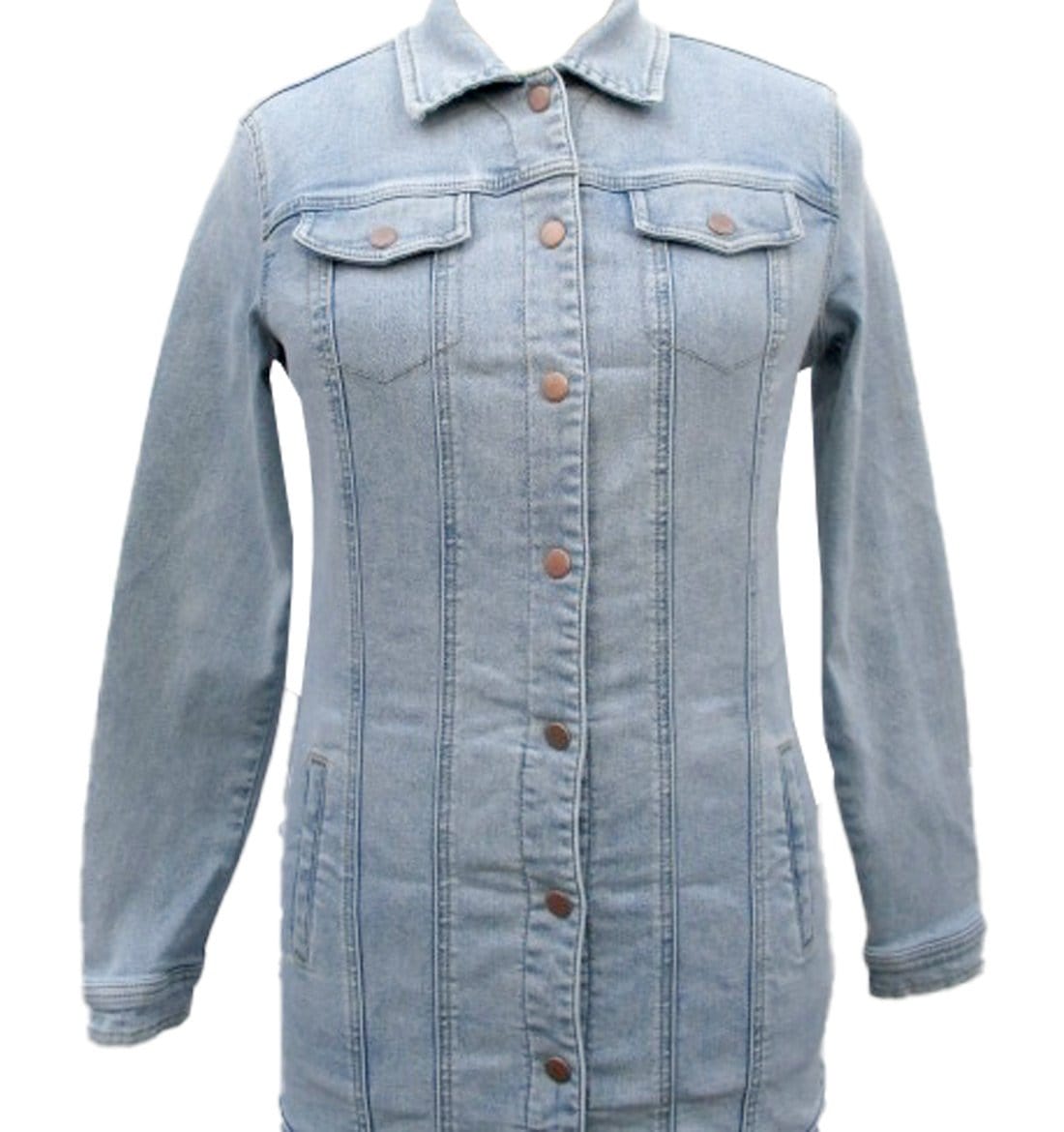 Desert Blue Maxi Denim Jacket