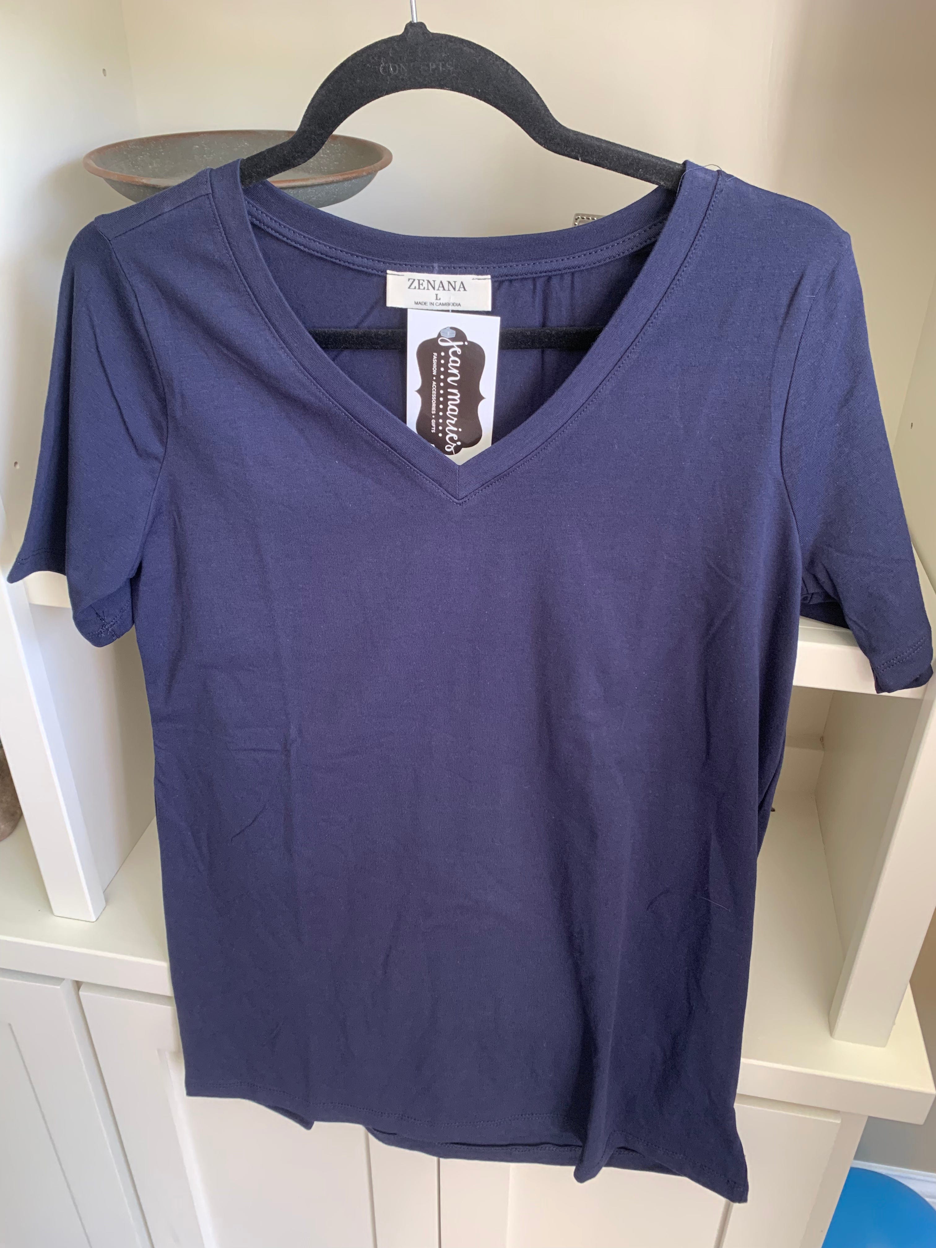 Navy Butter Soft Tee