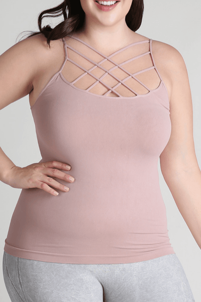 Nikibiki Extended Size Criss Cross Tank - Basic Collection
