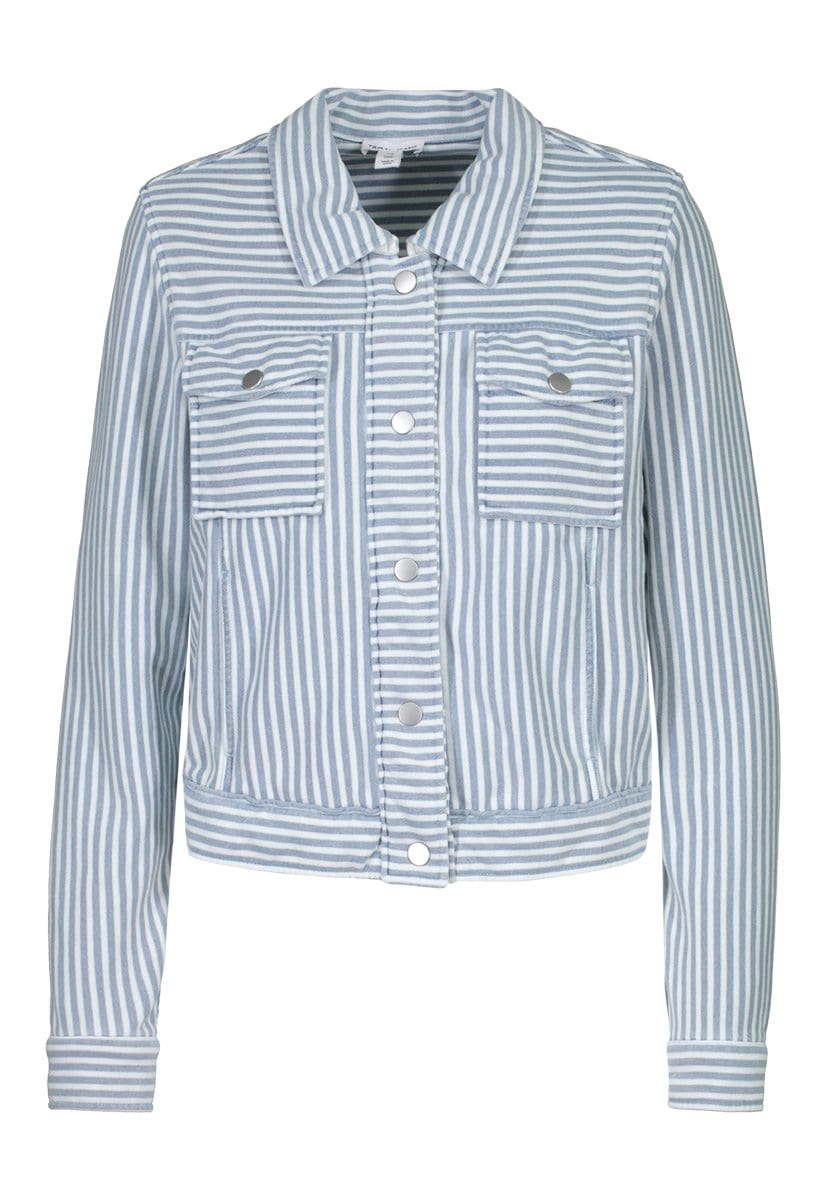 Baby Blue Loose Fit Jacket