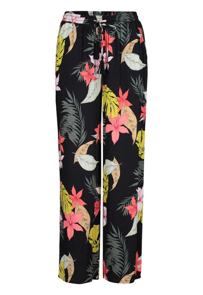 Hibiscus Wide Leg Drawstring Pant
