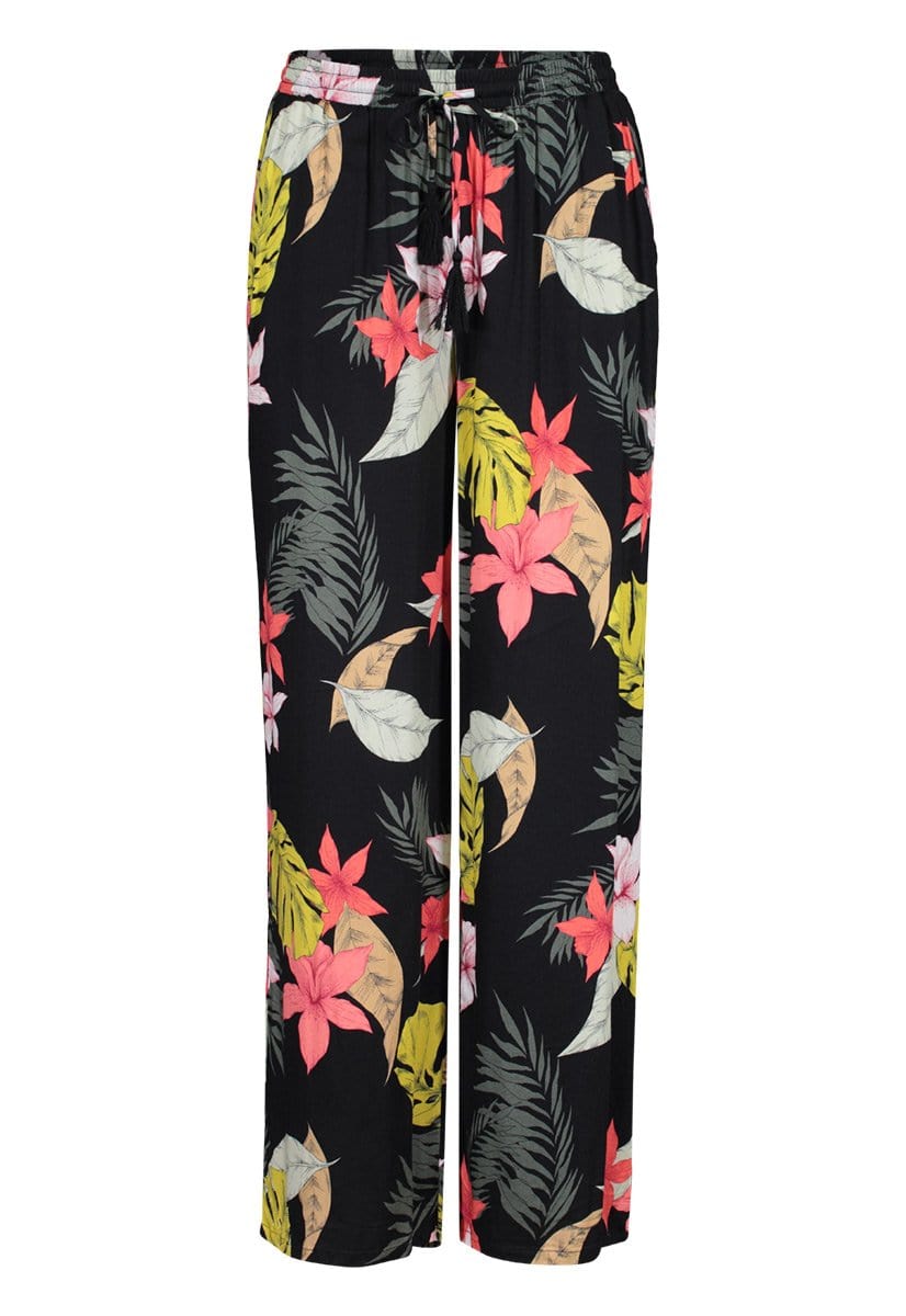 Hibiscus Wide Leg Drawstring Pant