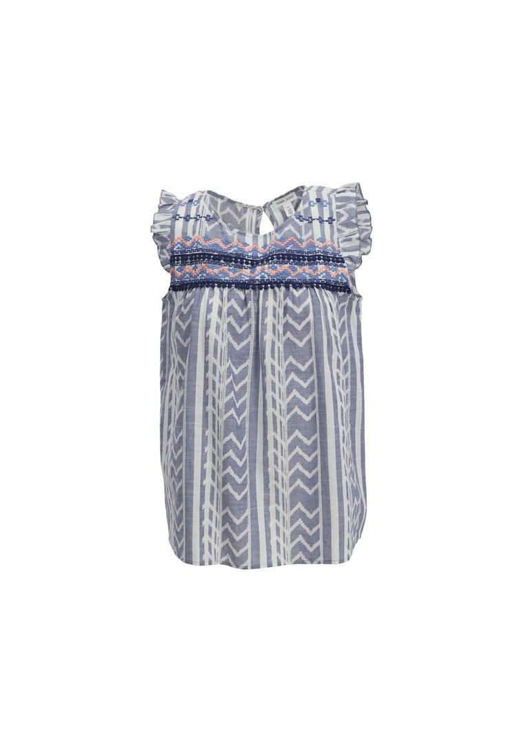 Fountain Embroidered Blouse