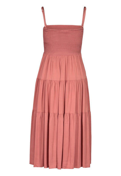 Gazelle Shirring Dress w/Removable Straps