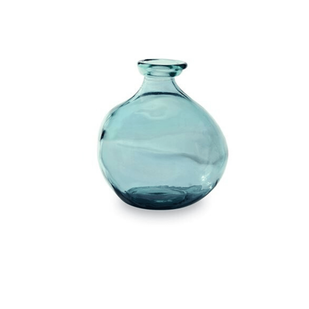 Light Blue Short Vase