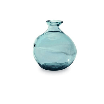 Light Blue Short Vase