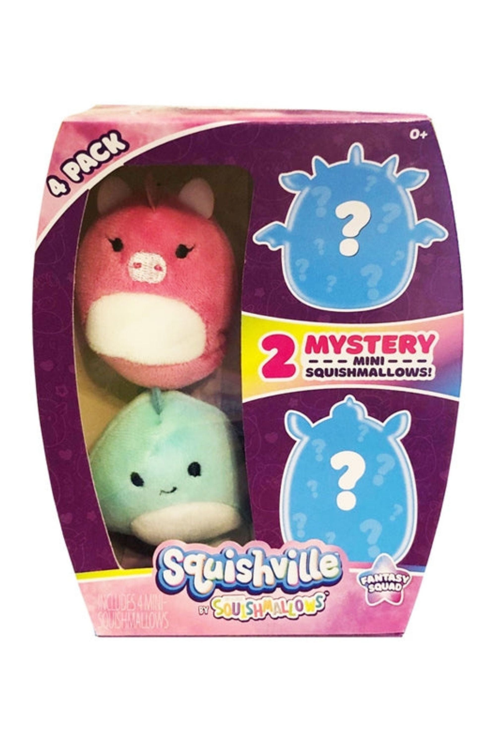 4 pack Mini Squishville by Squishmallows