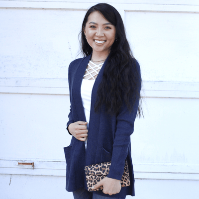Waffle Pocket Open Cardigan