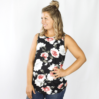 Floral Print Tank