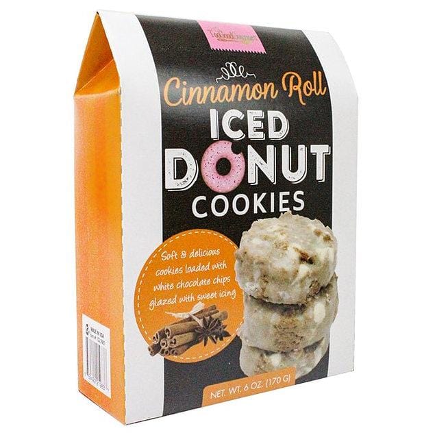 Cinnamon Roll Glazed Cookies
