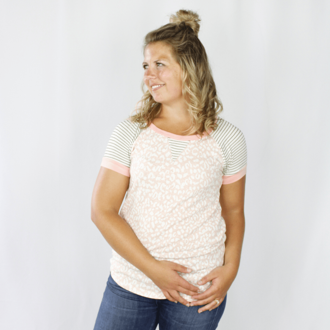 Blush Raglan Top