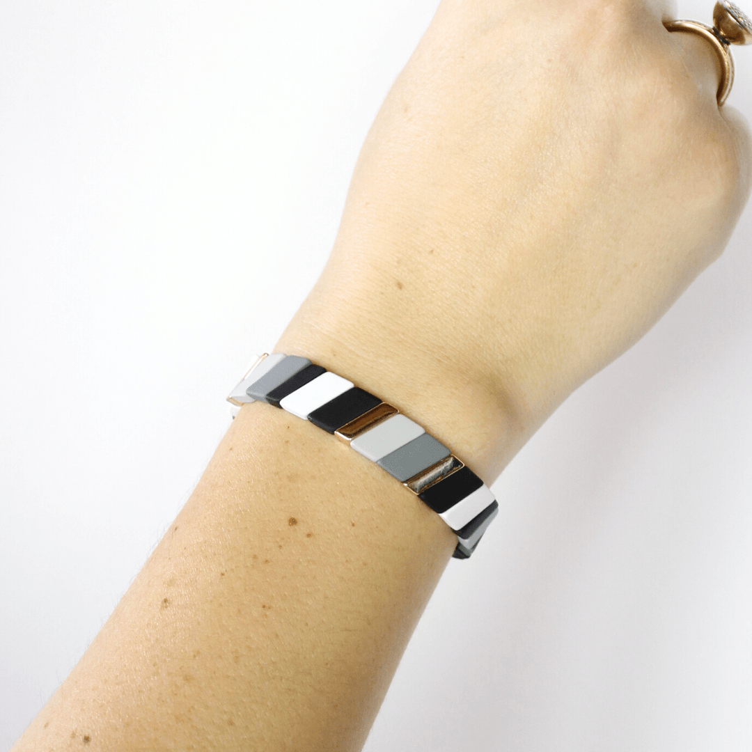 Stretch Slash Bar Bracelet