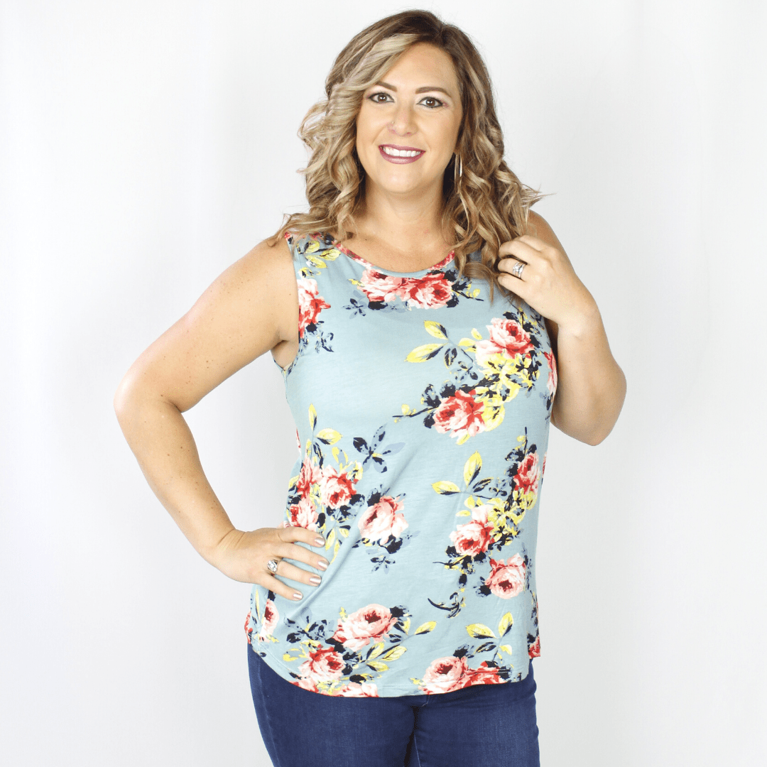 Floral Print Tank
