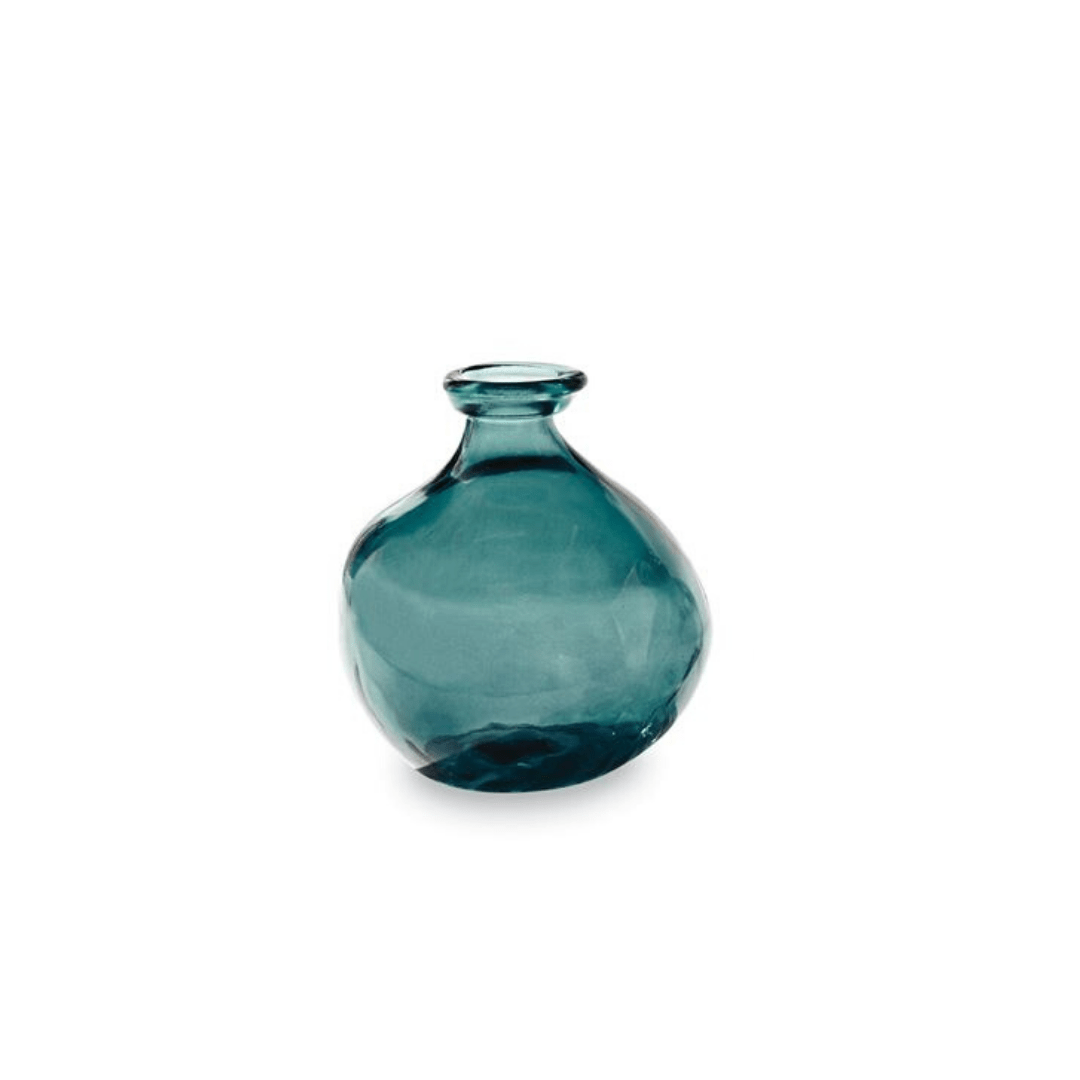 Dark Blue Short Vase