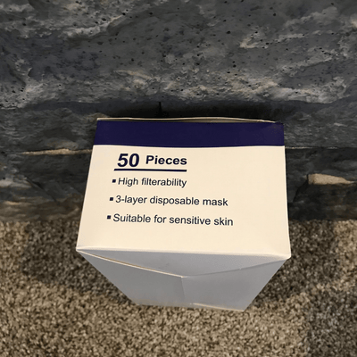 STORE PICK-UP ONLY: Disposable Face Mask - Box of 50