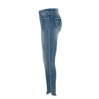 Fringe Hem Skinny Jean