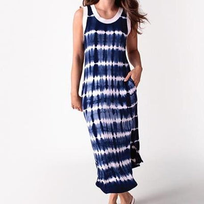 Indigo Sleeveless Dress