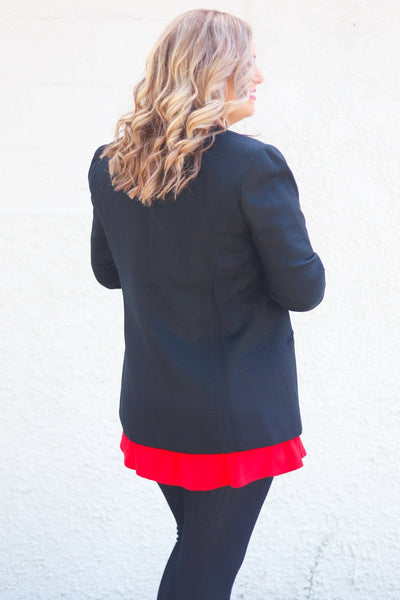 Black Wool Blazer