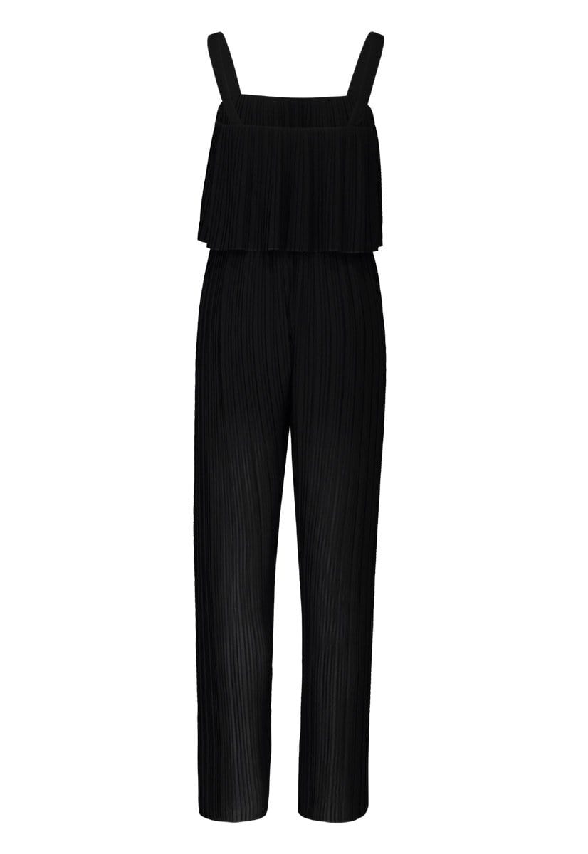 Black Plisse Jumpsuit