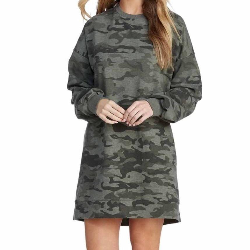 Camo Wesley Sweatshirt Dress