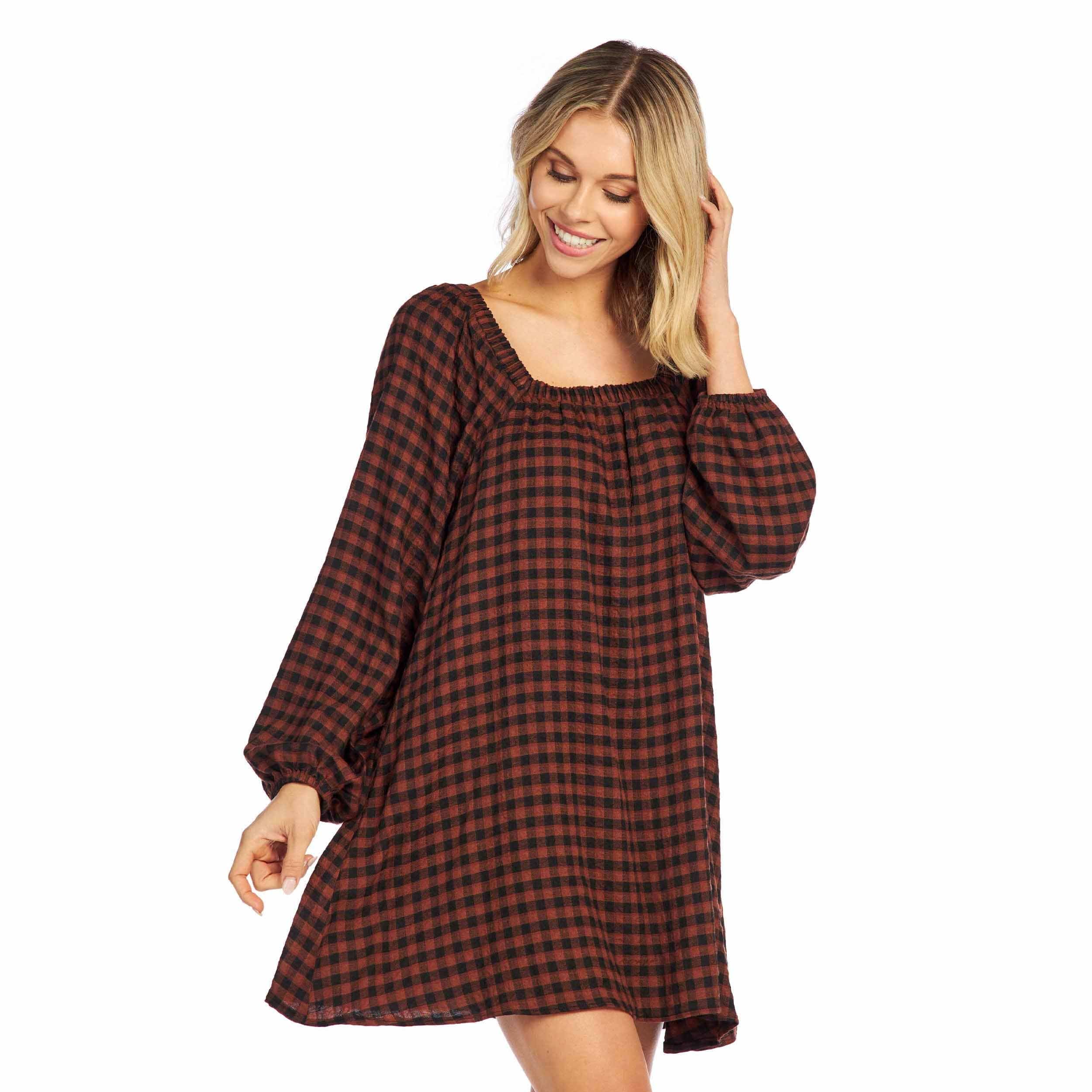 Plaid Kirsten Swing Dress
