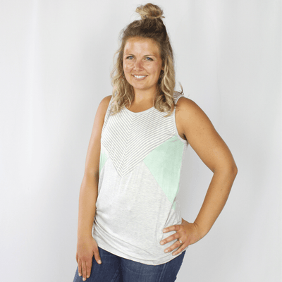 Triangle Colorblock Tank