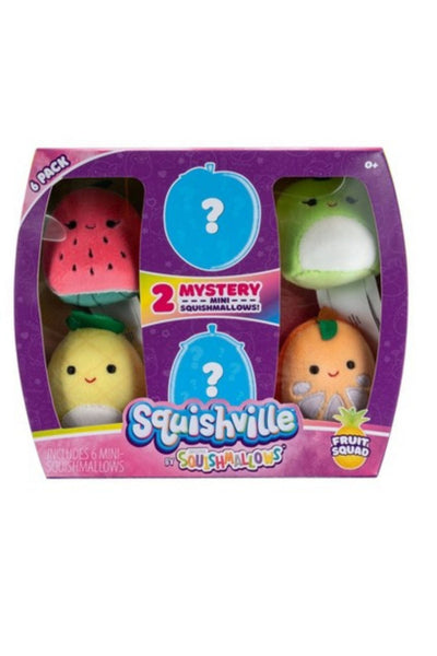 6 pack Mini Squishville by Squishmallows