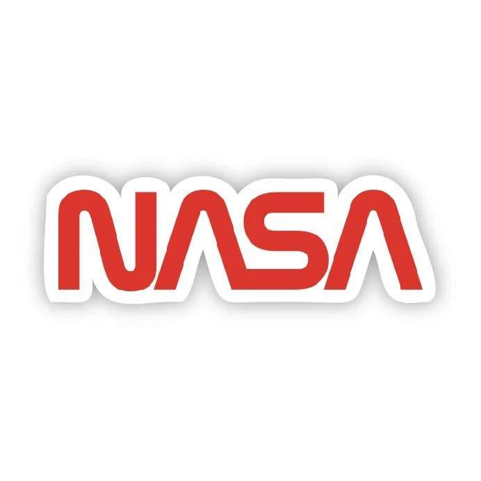 NASA Logo Sticker - Retro