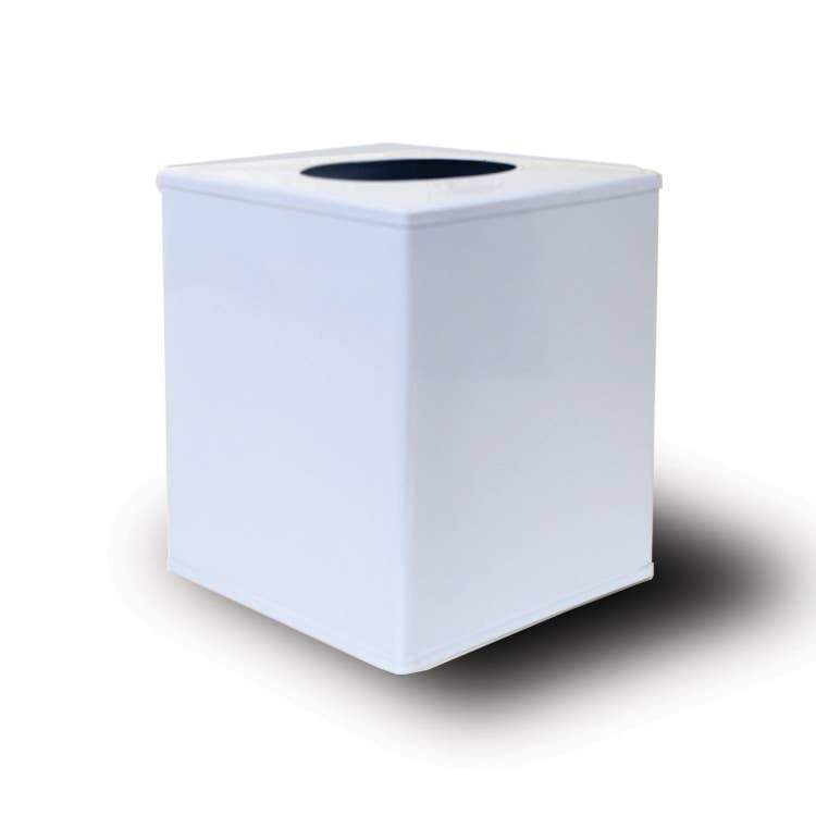 Tissue Box Cover White