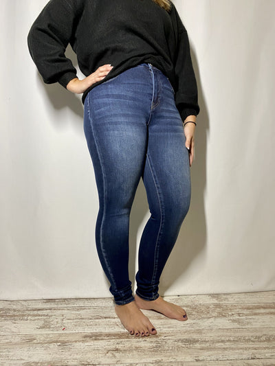 Dark High Rise Super Skinny