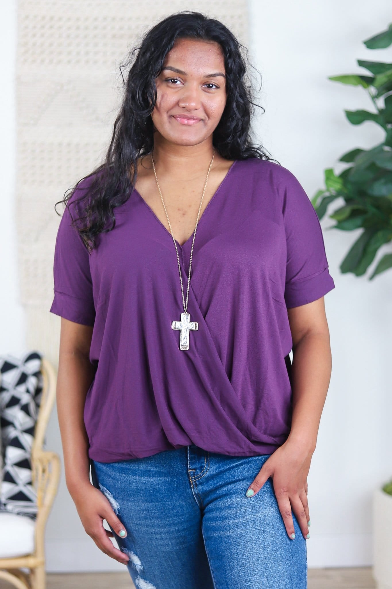 Cross Front Top