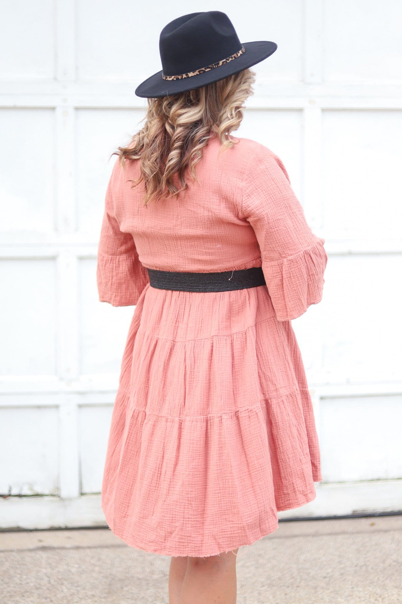 Clay Airy Ruffle Dress