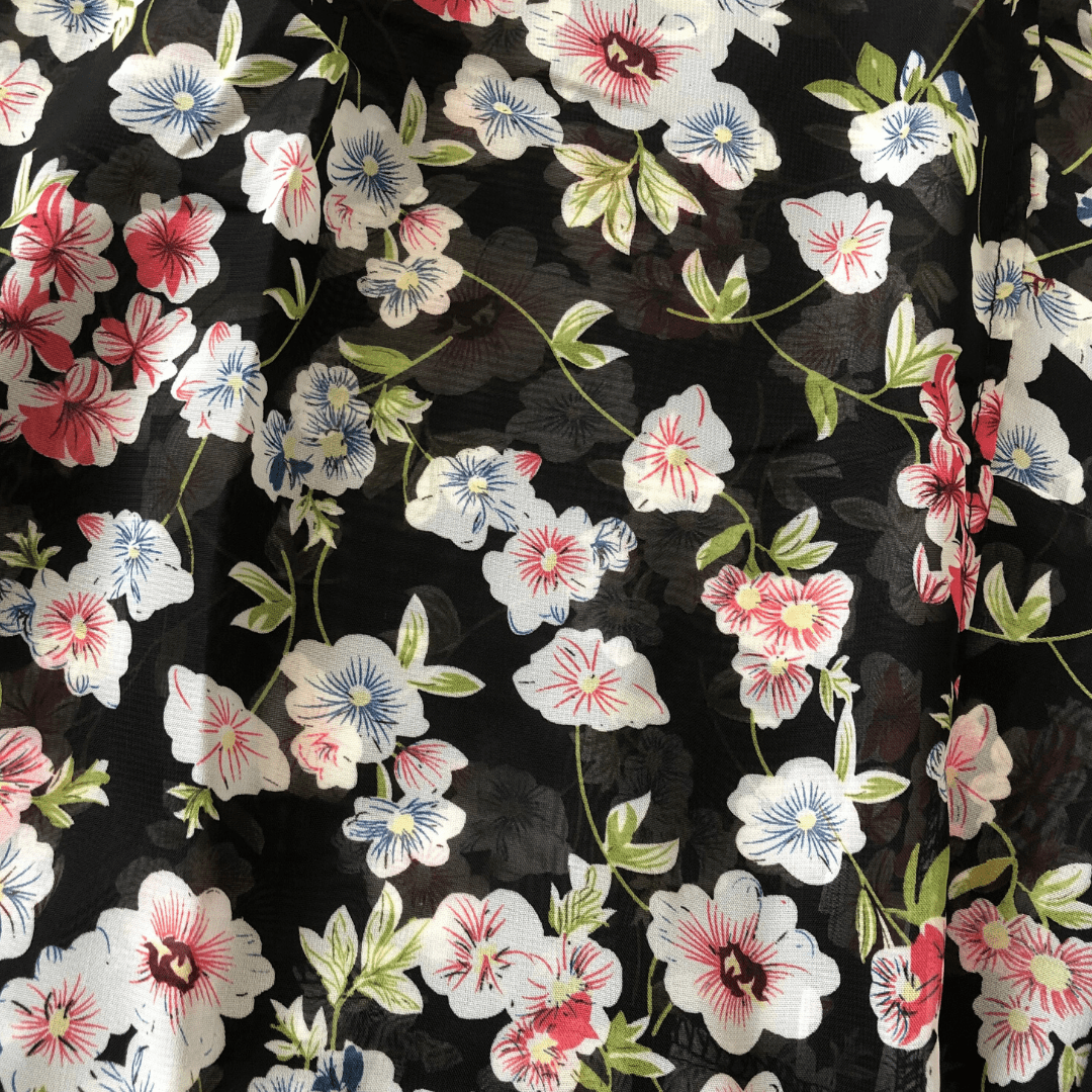 Flower Chiffon Kimono
