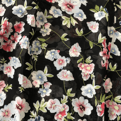 Flower Chiffon Kimono