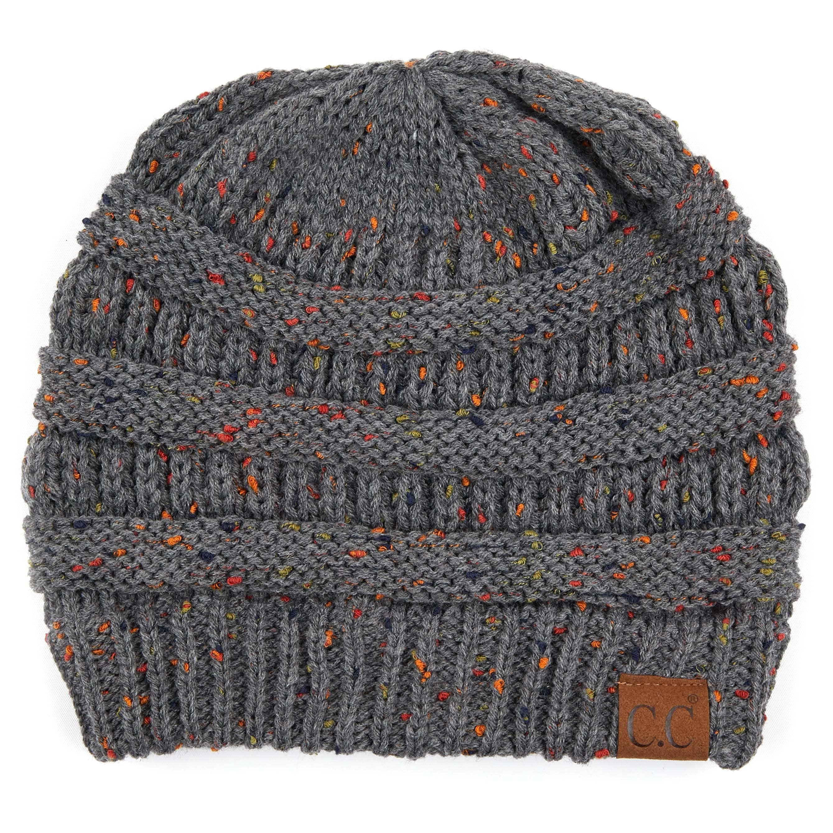 Cable Knit Confetti Hat