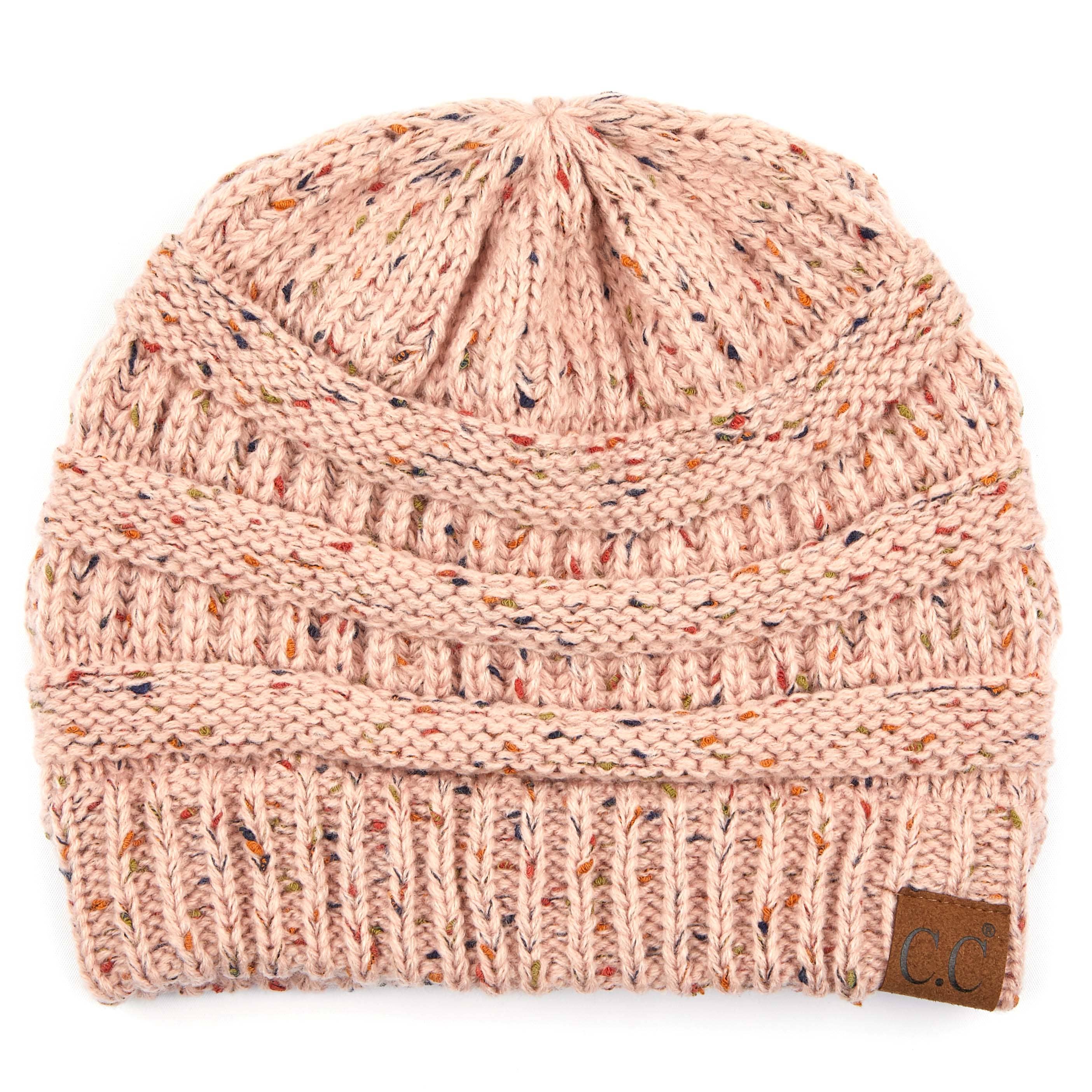 Cable Knit Confetti Hat