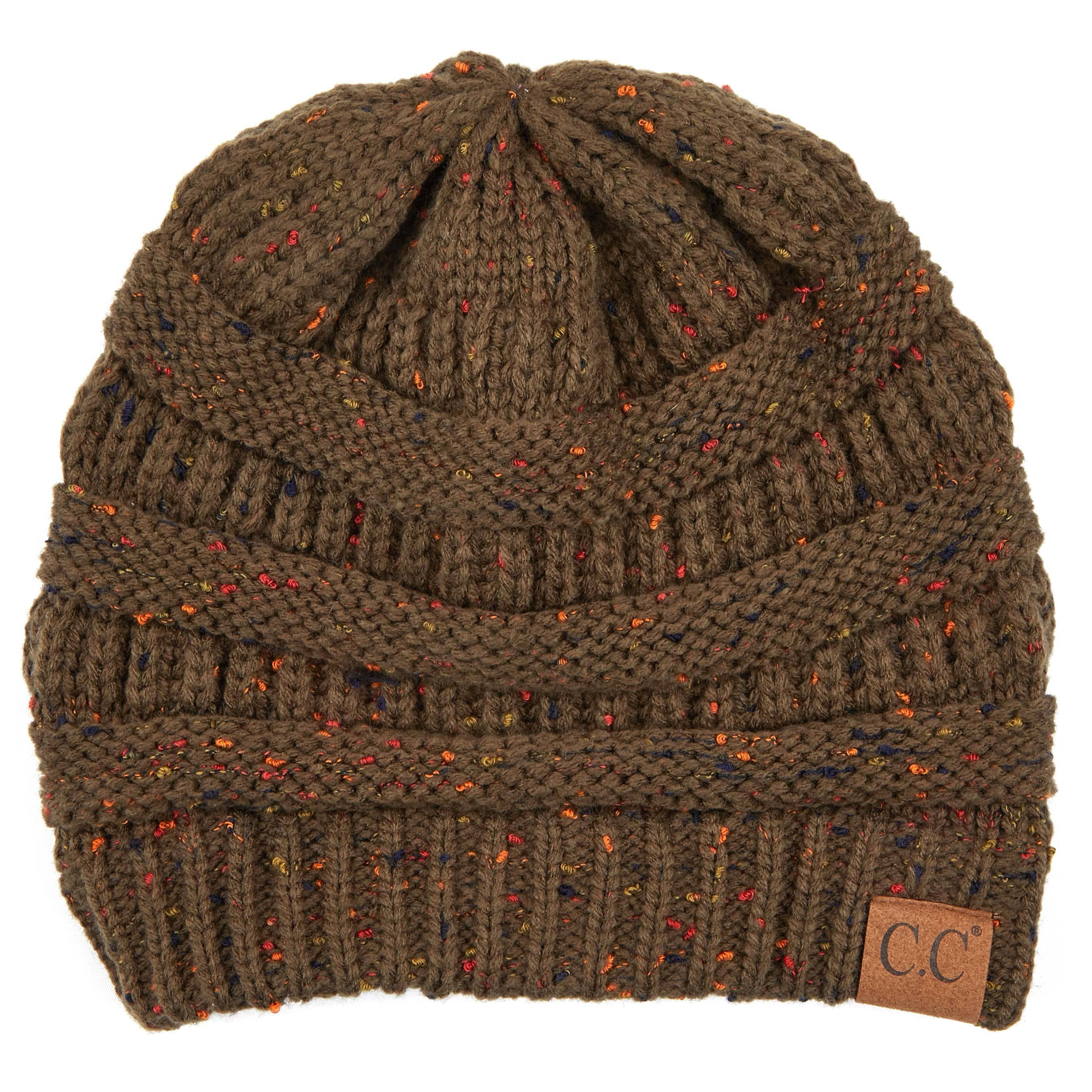 Cable Knit Confetti Hat