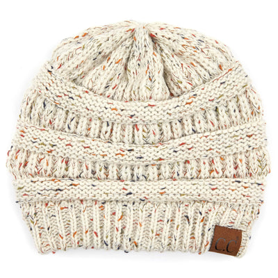 Cable Knit Confetti Hat