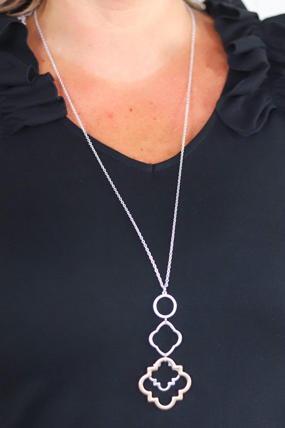 Stacked Pendant Necklace