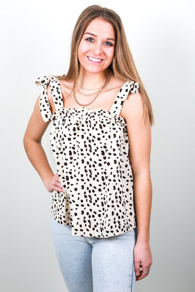 Dalmatian Print Tank