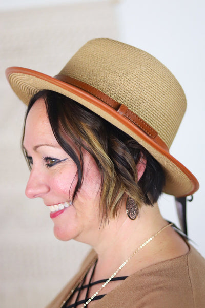 Can't Catch Me Straw Fedora