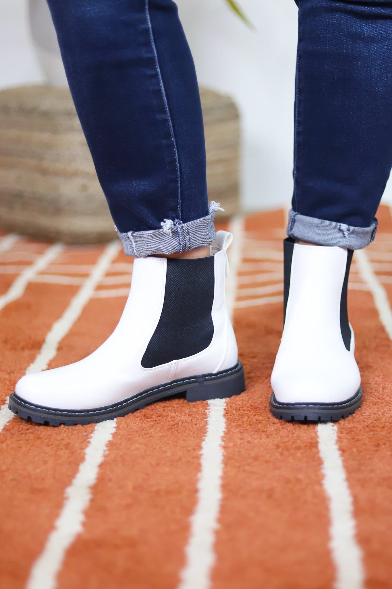 To Be Honest White Boot